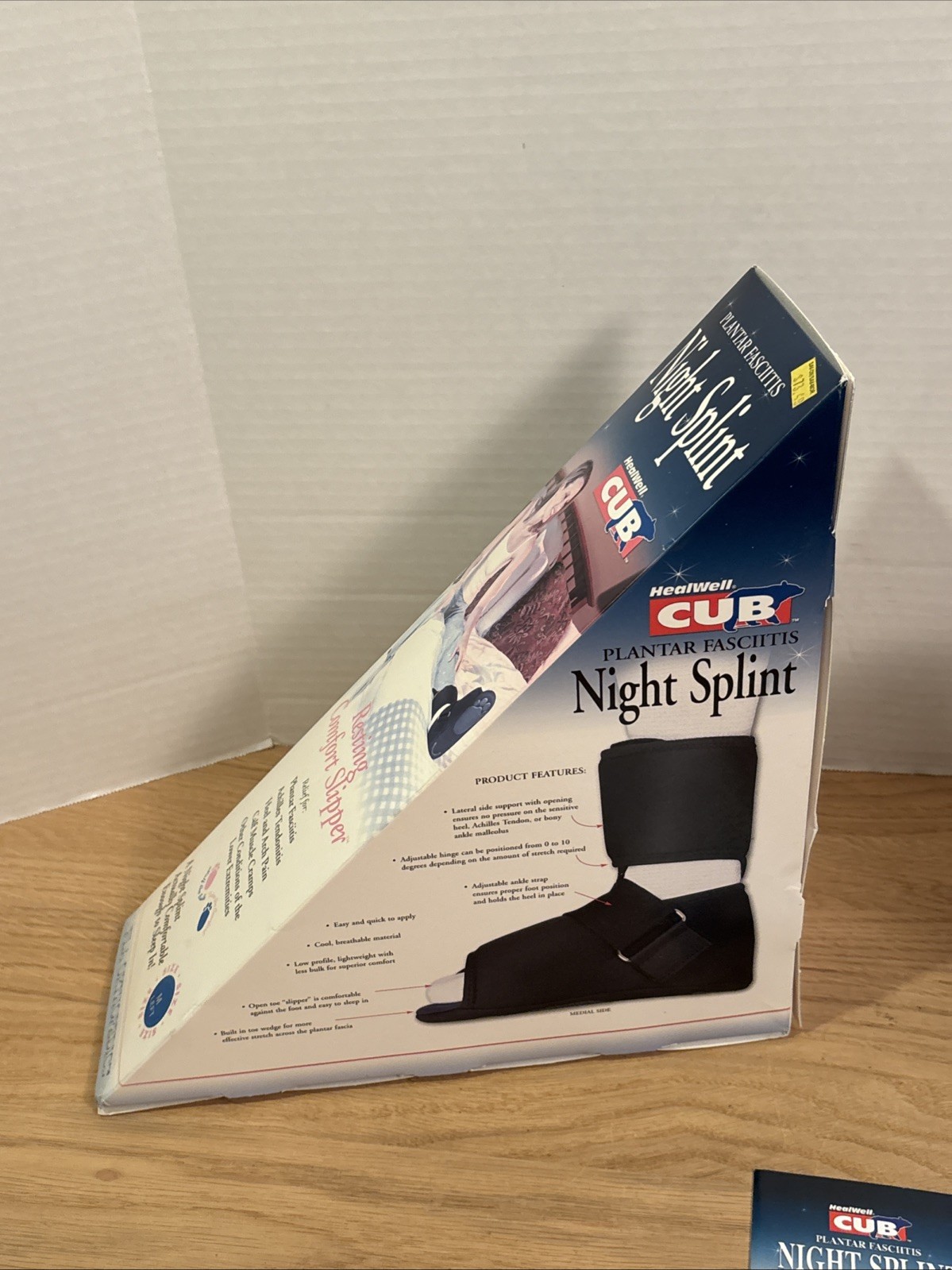 HealWell CubTM 58-5015 Plantar Fasciitis Resting Comfort Slipper M-LT Medium