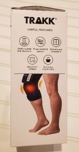 TRAKK – Heating Massaging Knee & Shoulder Brace and Wrap – Black