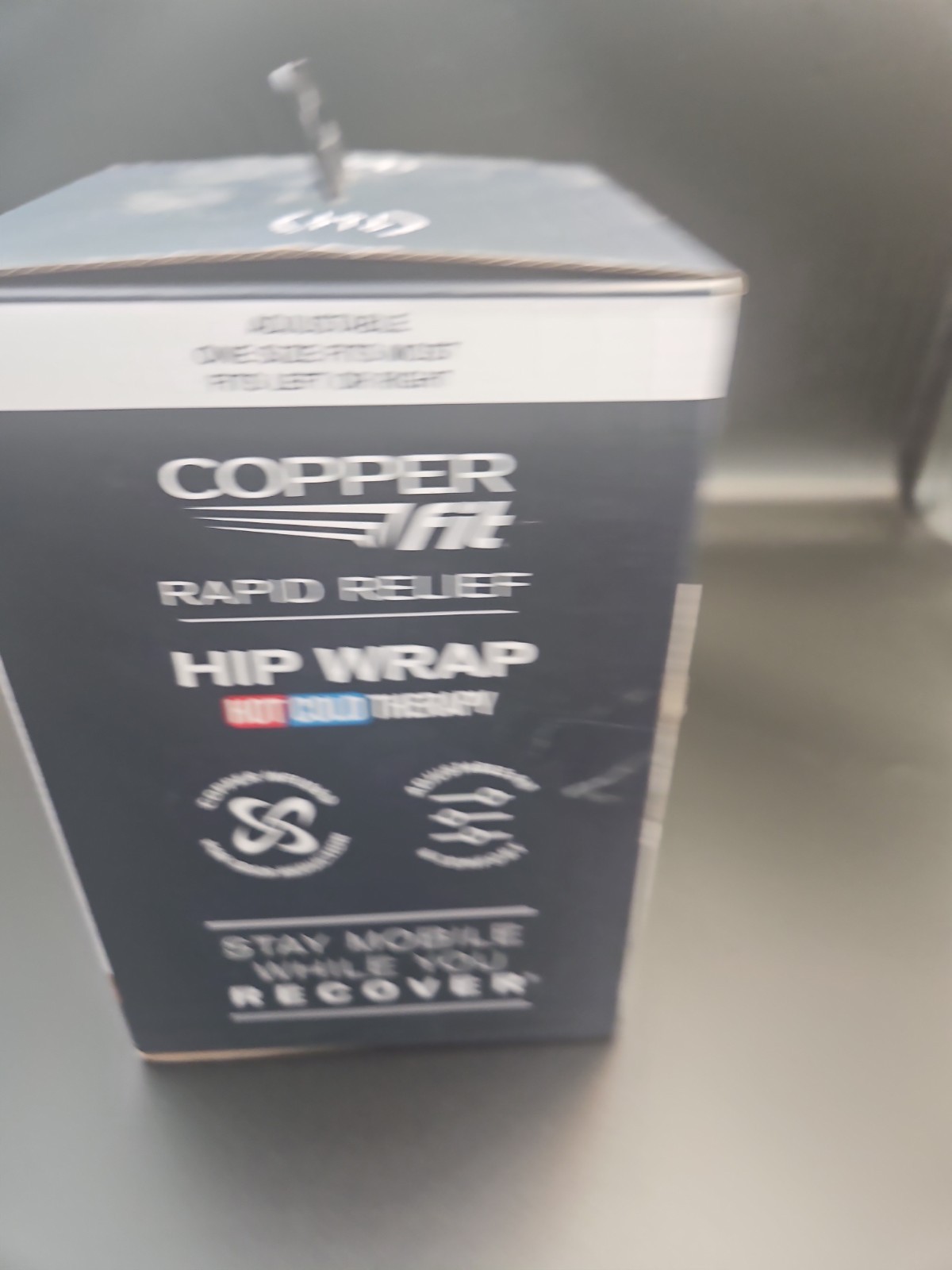 Copper Fit Rapid Relief Hip Wrap Hot Cold Therapy Adjustable Post Surgery ~ NEW