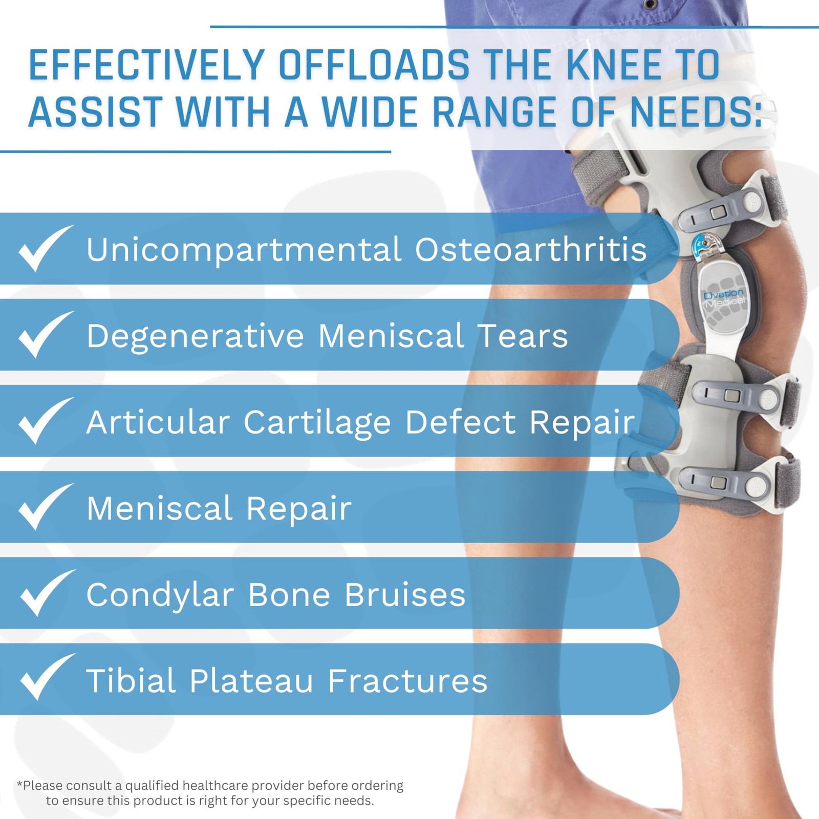 Game Changer Unloader Left Knee Brace – Lightweight, Low Profile OA Knee Brac…