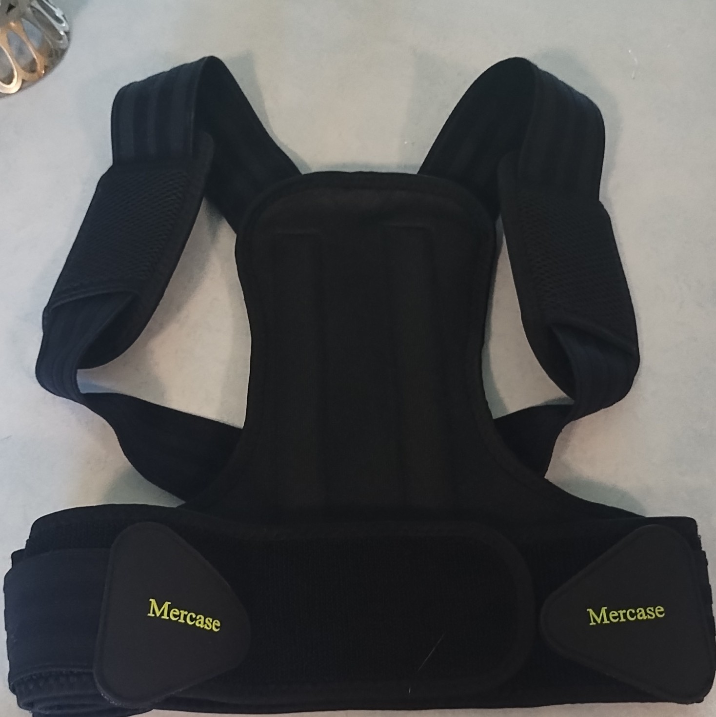 Mercase Posture Corrector Back & Shoulder Support Brace, Black, Size M NWT