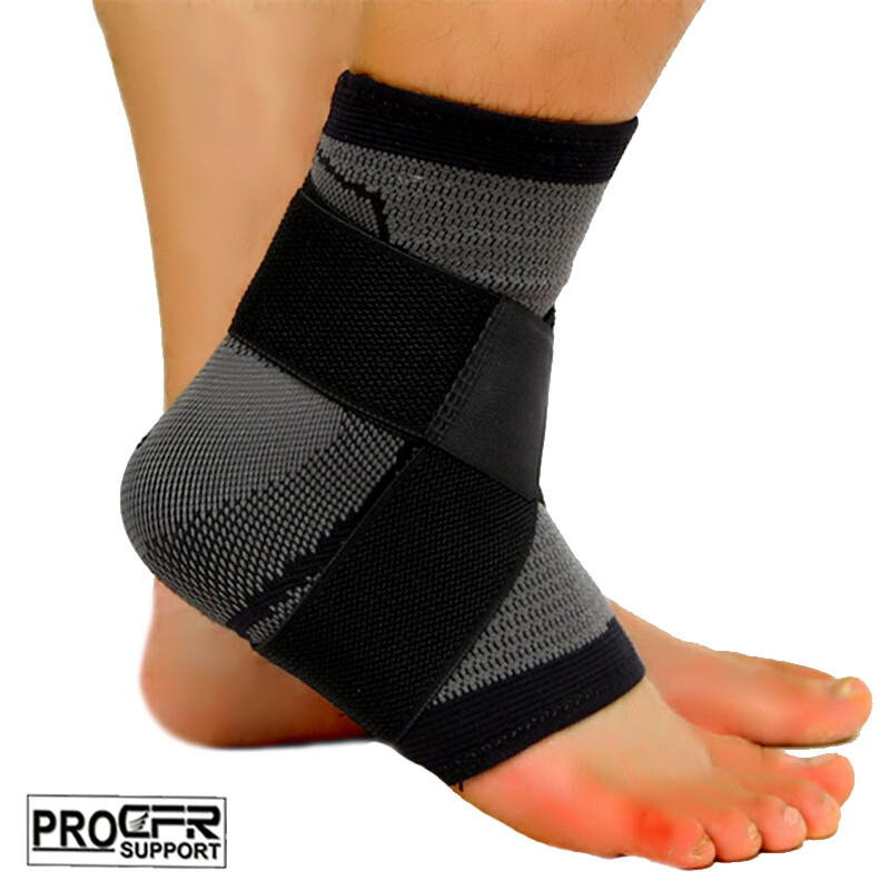 Ankle Brace Support Compression Sleeve Tendon Plantar Fasciitis Pain Relief Belt