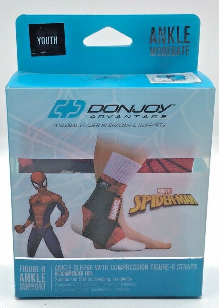 Marvel SPIDERMAN Moderate Figure – 8 Ankle Support YOUTH MSRP $19.99