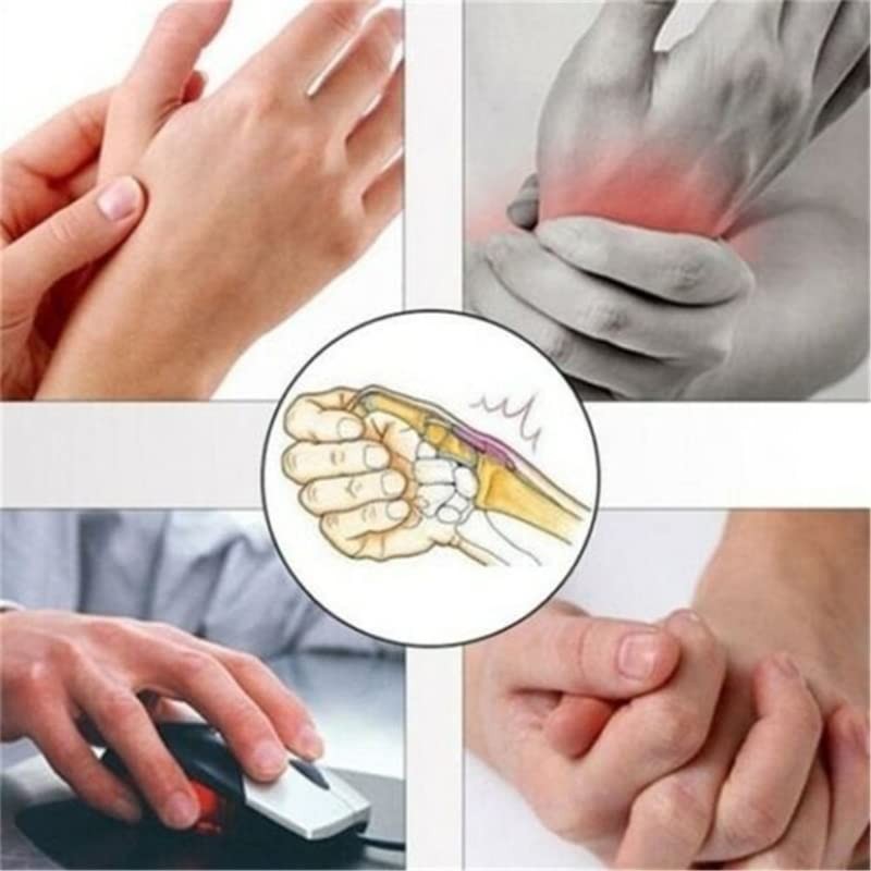 SVDpirit Compression Wrist Sleeves (1pc) for Carpal Tunnel and Large, Black