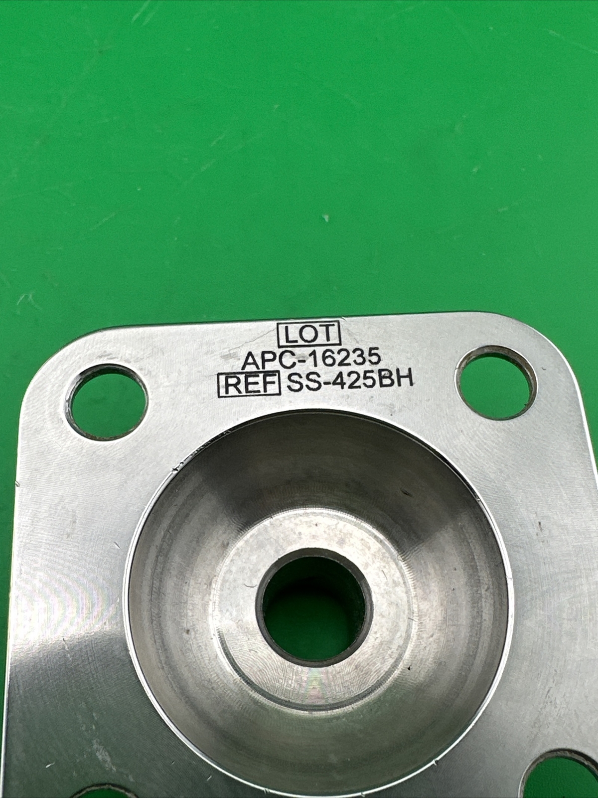 Apc Prosthetic 4 Hole Plate. Prosthetic, Adapter, Component, Part
