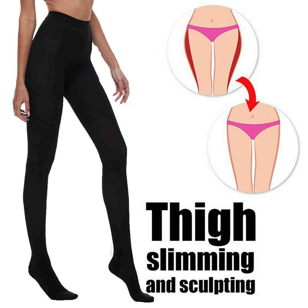 Control Top Compression Pantyhose Sheer Tights Tummy Control Support Stockings