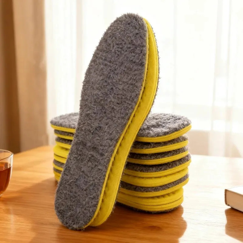 35-46 Thicken Thermal Shoes Pads for Women Men Winter Warm Plush Insoles Self He