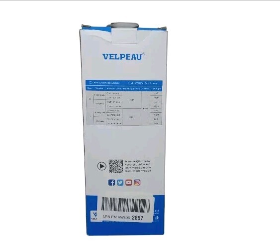Velpeau Ankle Brace-Stirrup Ankle Brace Foam Pads VP1501-LL Size Large Left Foot