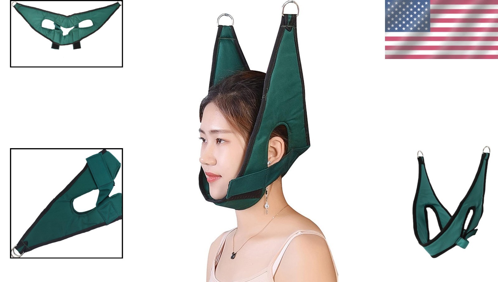 Home Cervical Traction Device for Neck & Back Tension Relief – Compact Design