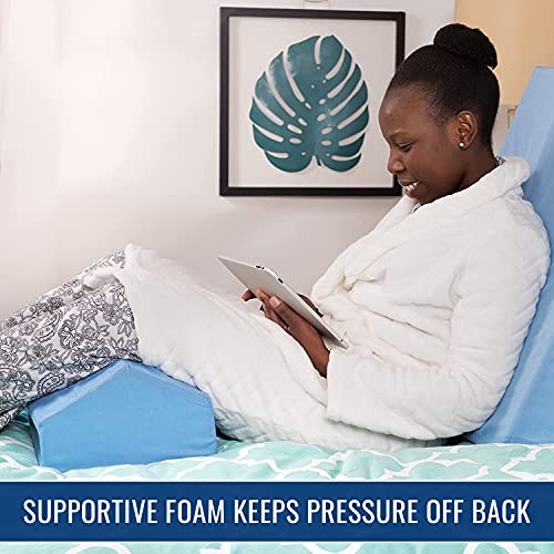 Leg Elevation Bolster Pillow Support Knee Ankle Back Relief