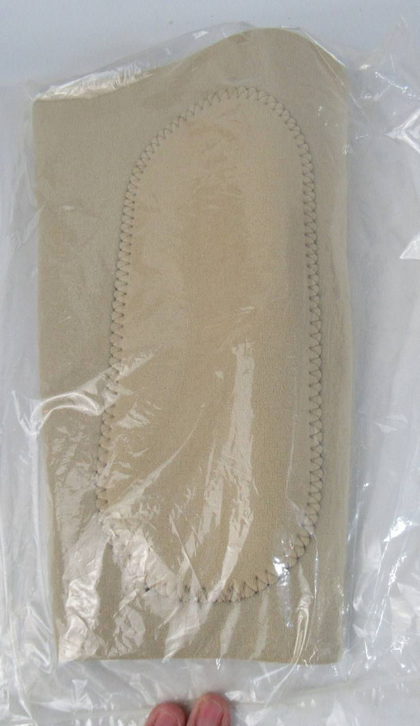 Jerome Neoprene Thigh Compression Sleeve Hamstring Quad Support Beige Size Small