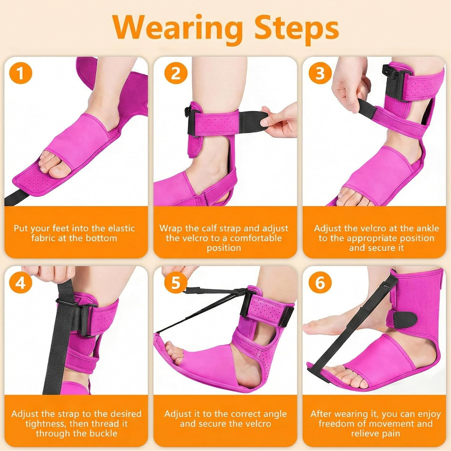 Plantar Fasciitis Night Splint, Night Splint for Plantar Fasciitis Women & Men,