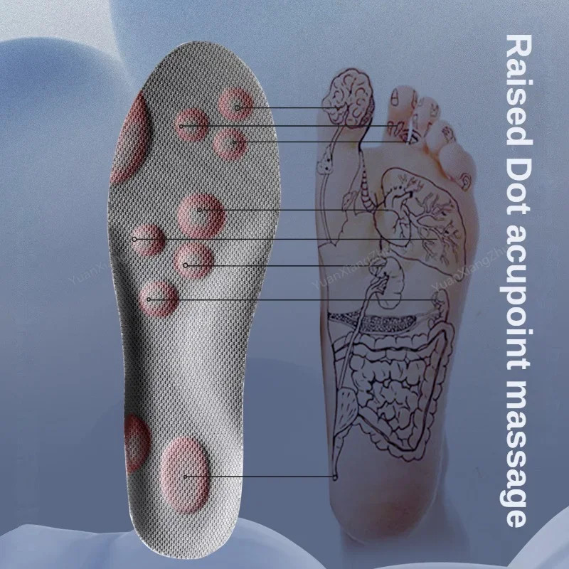 Popcorn Cloud 4D Insoles Plantar Fasciitis Relief Insole Arch Support Orthopedic