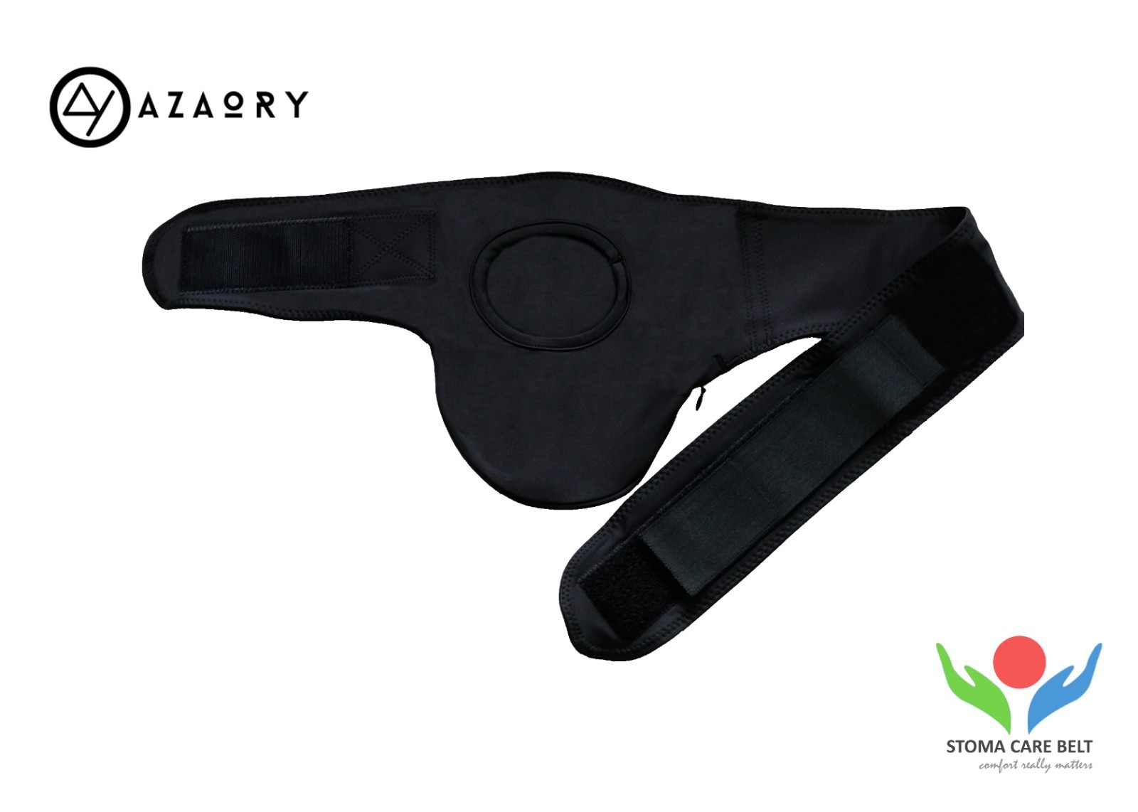 VERTICAL Stoma Belt- Ostomy Belt- ileostomy Belt-Stoma Support Belt