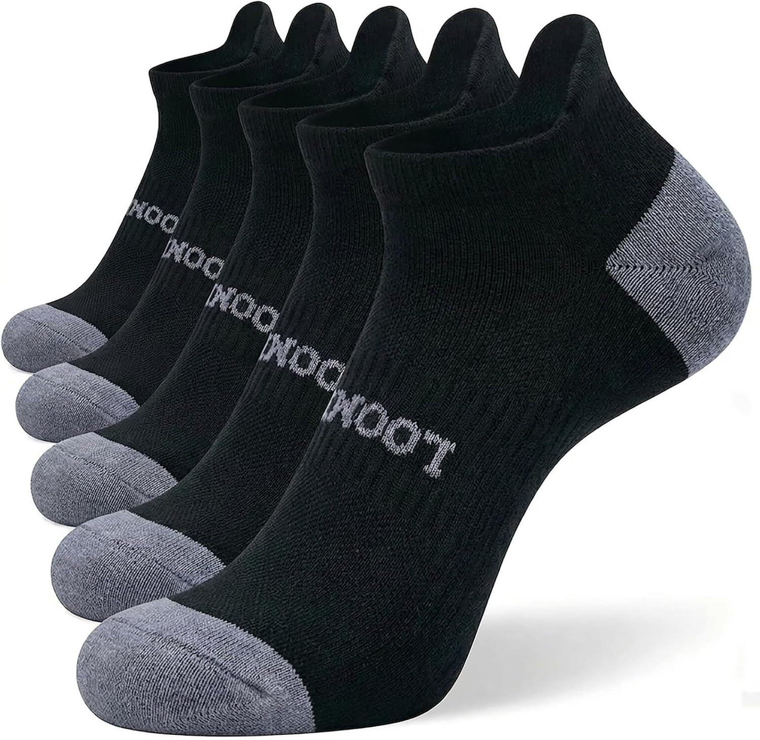 Compression Ankle Socks for Men & Women, Athletic Socks with Arch Support, Light