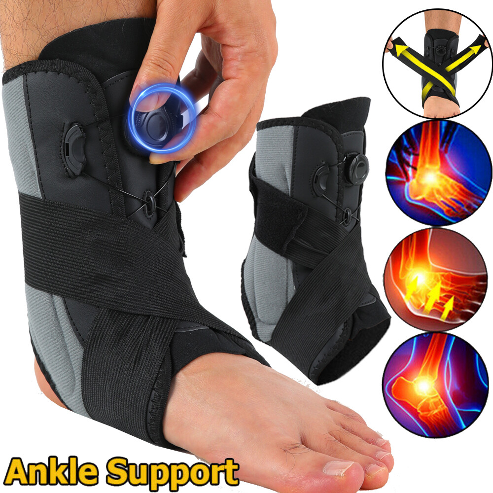 Ankle Stabilizer Brace Support Plantar Fasciitis for Basketball Tennis Sports TH