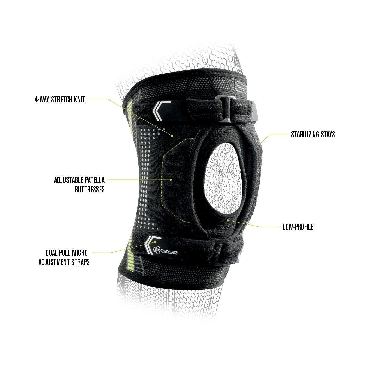 DonJoy Performance Dual-Pull Patella Stabilizer Knee Brace