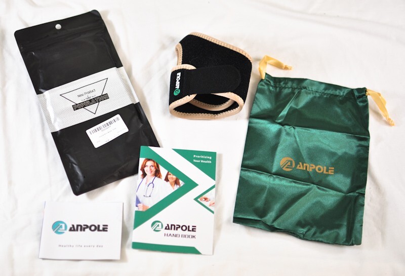 Anpole carpal tunnel wrist brace, support for sports tendonitis pain relief adj