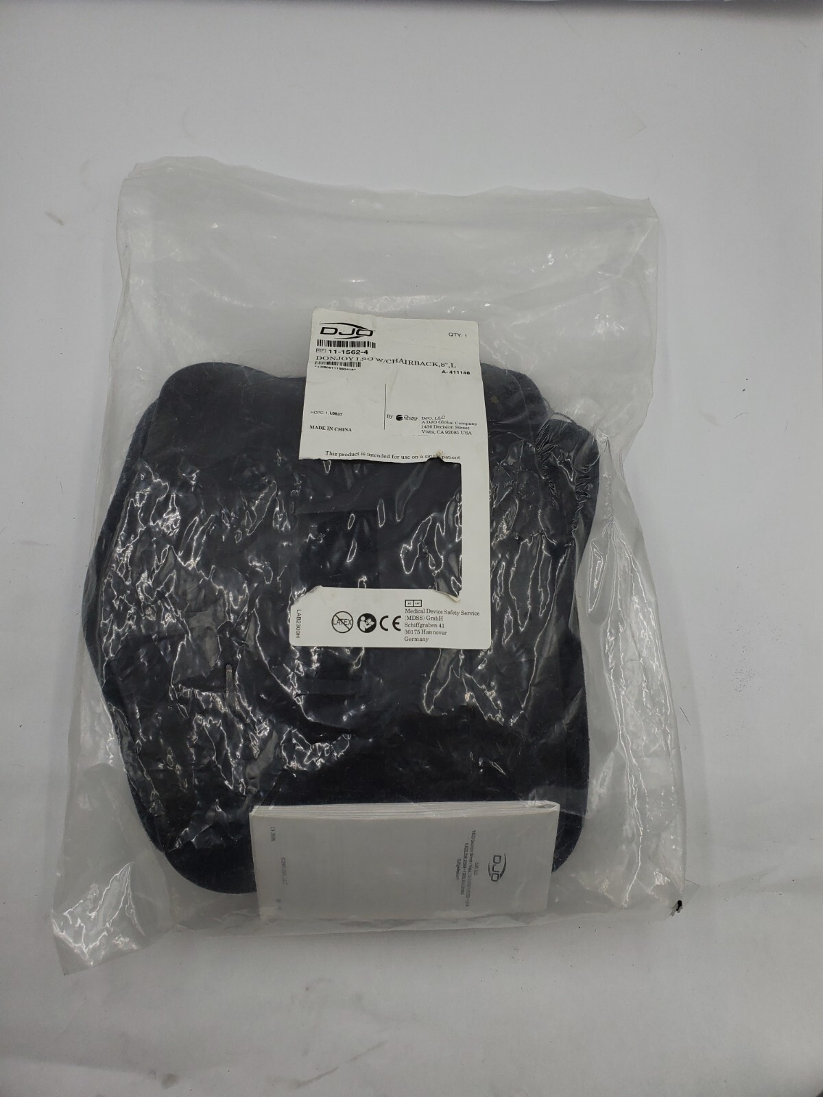 DonJoy LSO with Chairback 8″ Premium Plus Back Brace Size Large 11-1562-4 L0637
