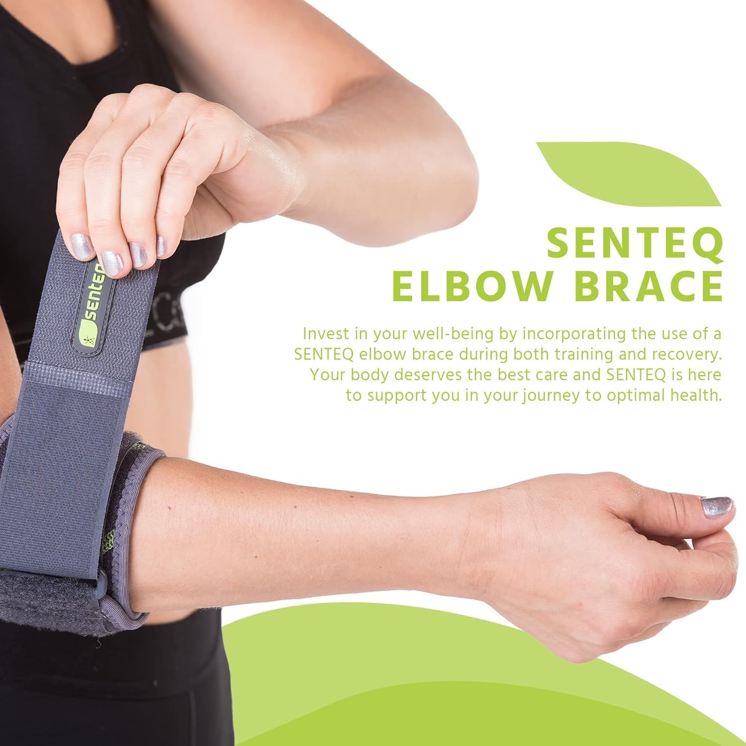 Forearm Pain Relief Elbow Brace – Durable Neoprene Support for Active Lifestyles