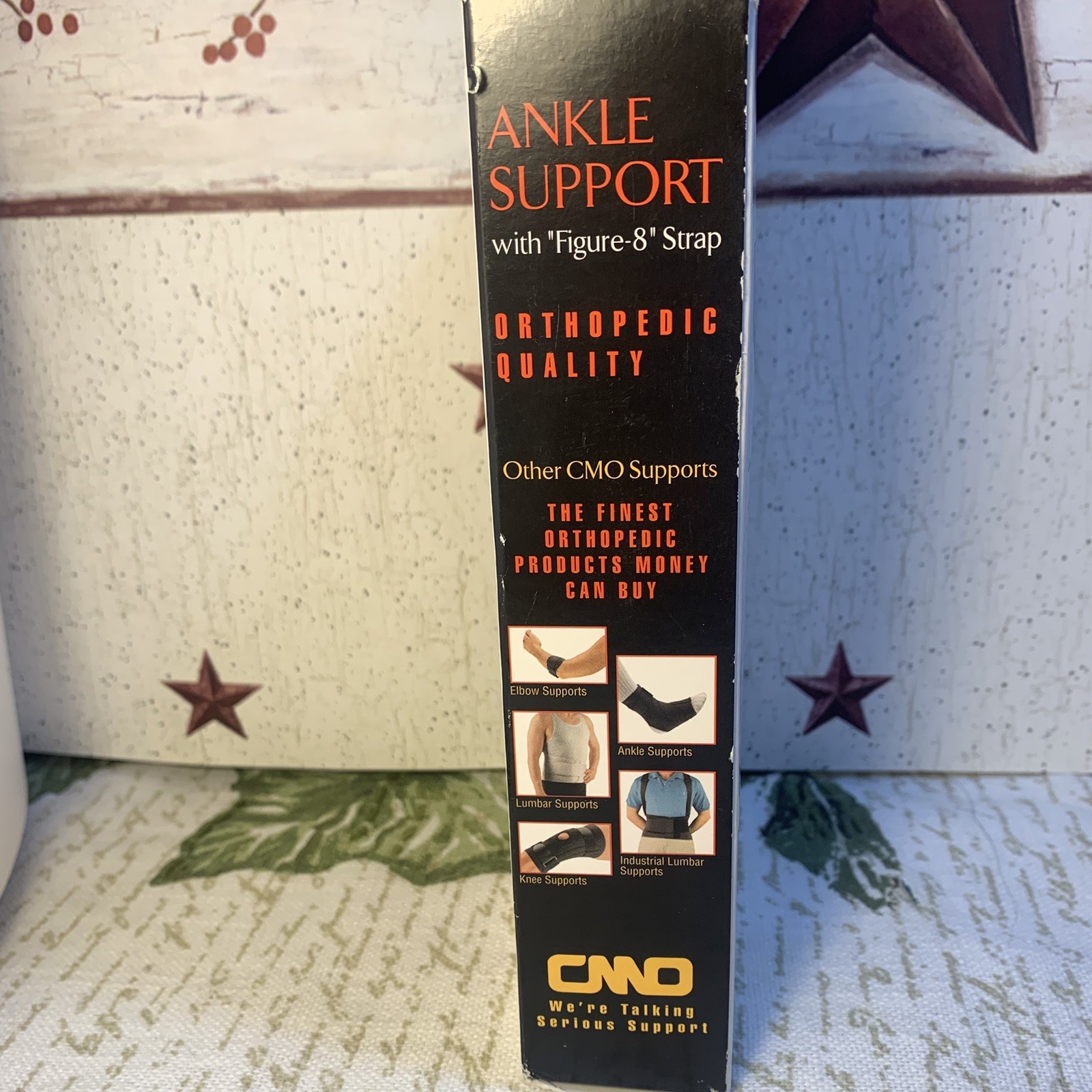CMO Professional Orthopedic Ankle Support Size 2X XXL USA DermaDry Fig 8 Strap