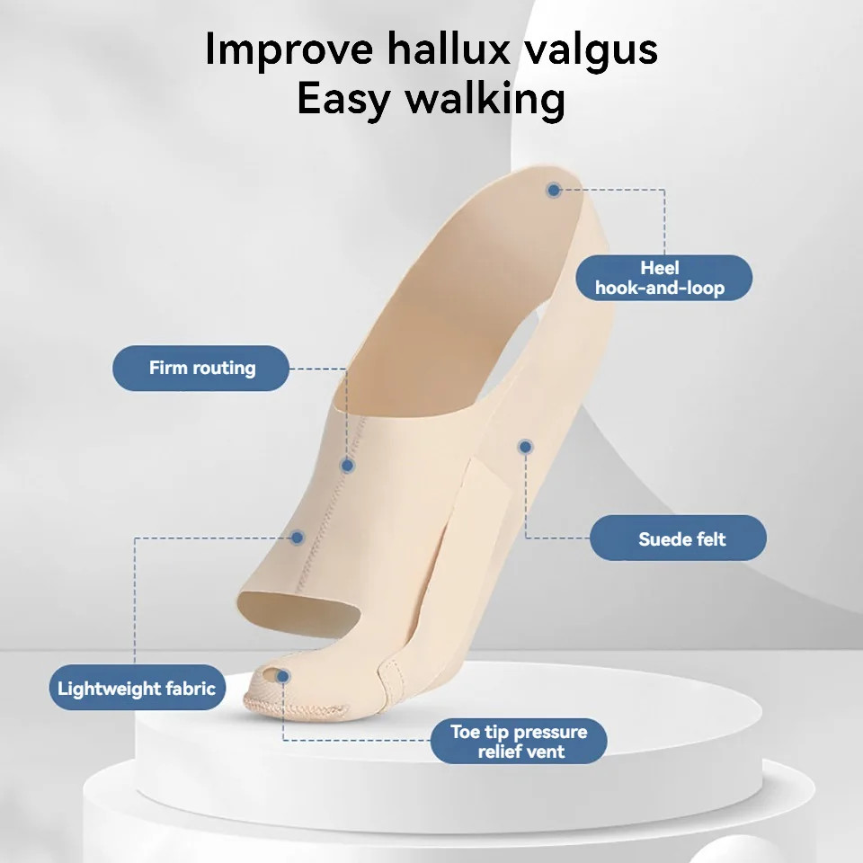 1pc Bunion Corrector Adjustable Toe Spacer Hallux Valgus Pain Relief Toe