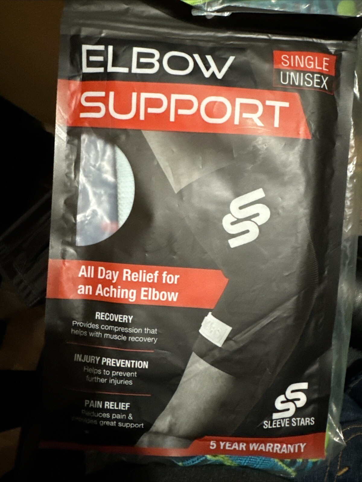 QTY 2 Sleeve Stars Elbow Support Brace for Men & Women *FAST SHIPPING