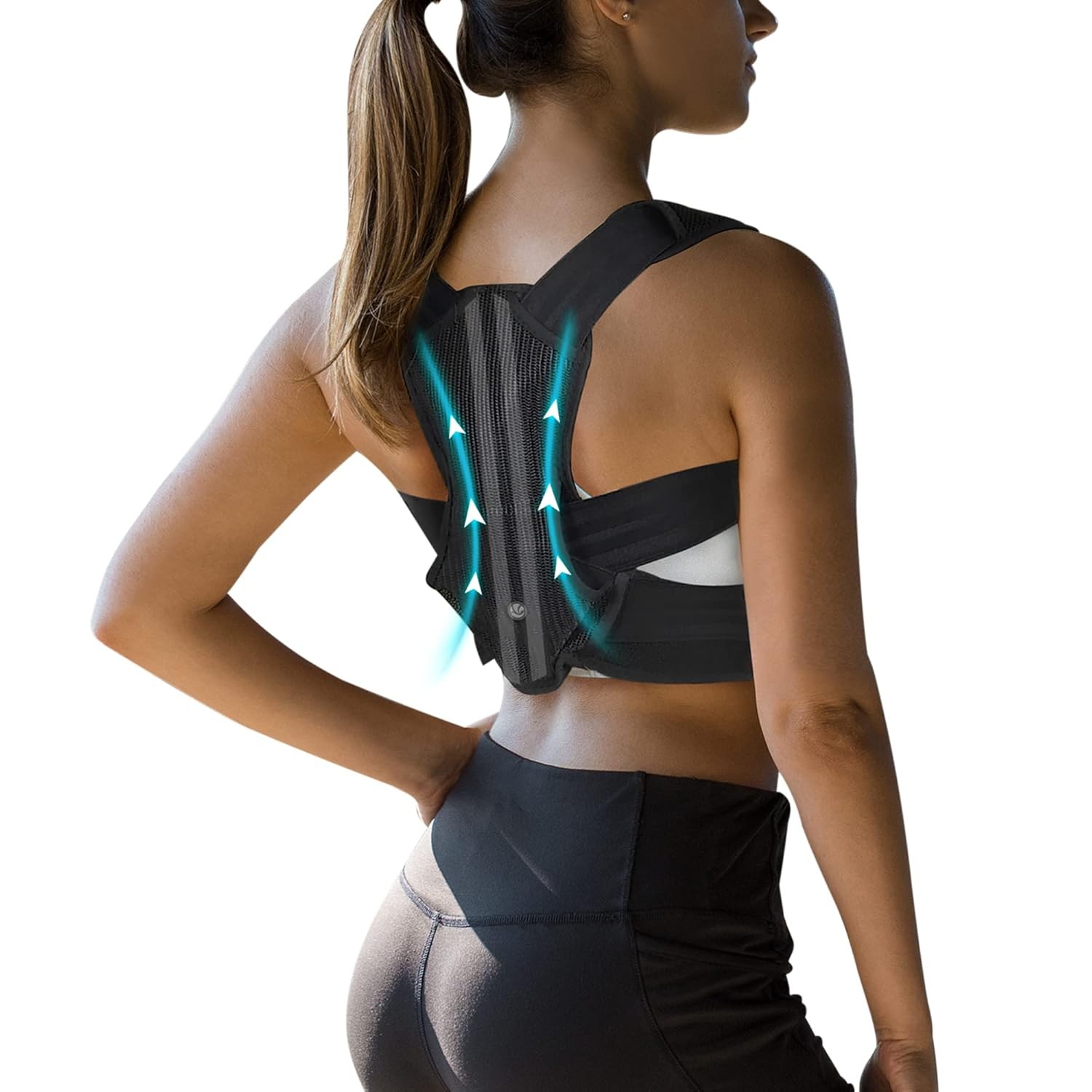 VANRORA Posture Corrector for Women and Men, Back Brace Fully Adjustable Small/M