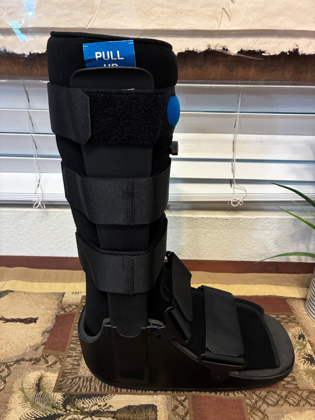 United Ortho Tall Air Cam Walker Fracture Boot Large LG Black Universal L / R