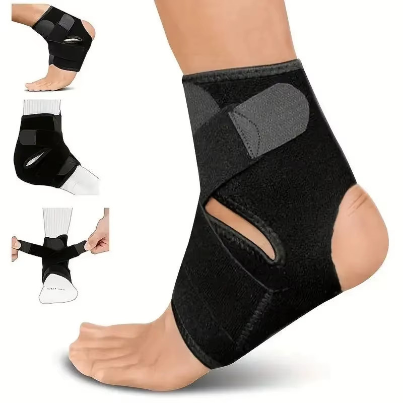 Ankle Support Brace Compression Sleeve for Sports Running Basketball Pain Relief