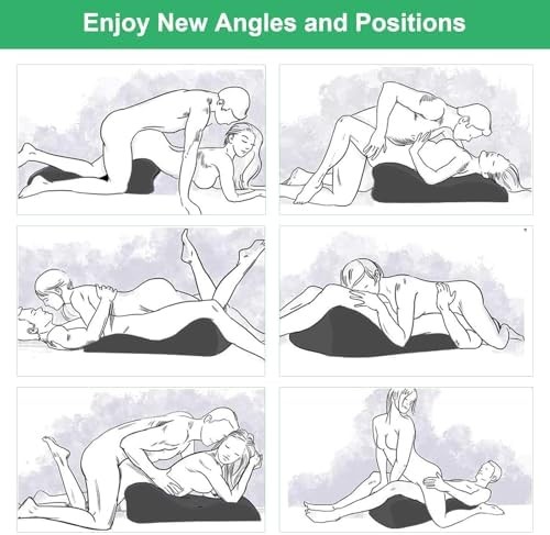 Adult Widened Intimacy Position Sex Pillow for Couples, Butt Cushion with Remova