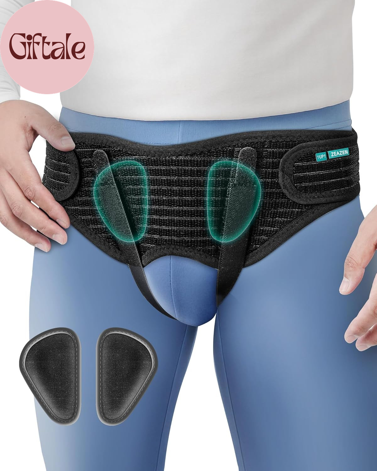 Large Hernia Support Belt for Men – Adjustable Groin Brace for Inguinal Hernia R