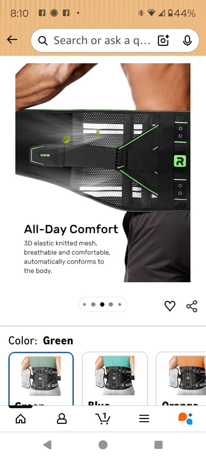 Rakiie Back Brace