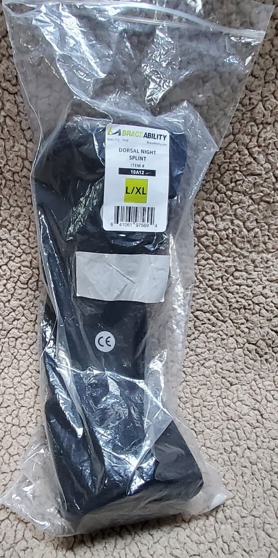 Dorsal Night Splint Brace ability Plantar Fasciitis & Ankle Support NEW LG/XL