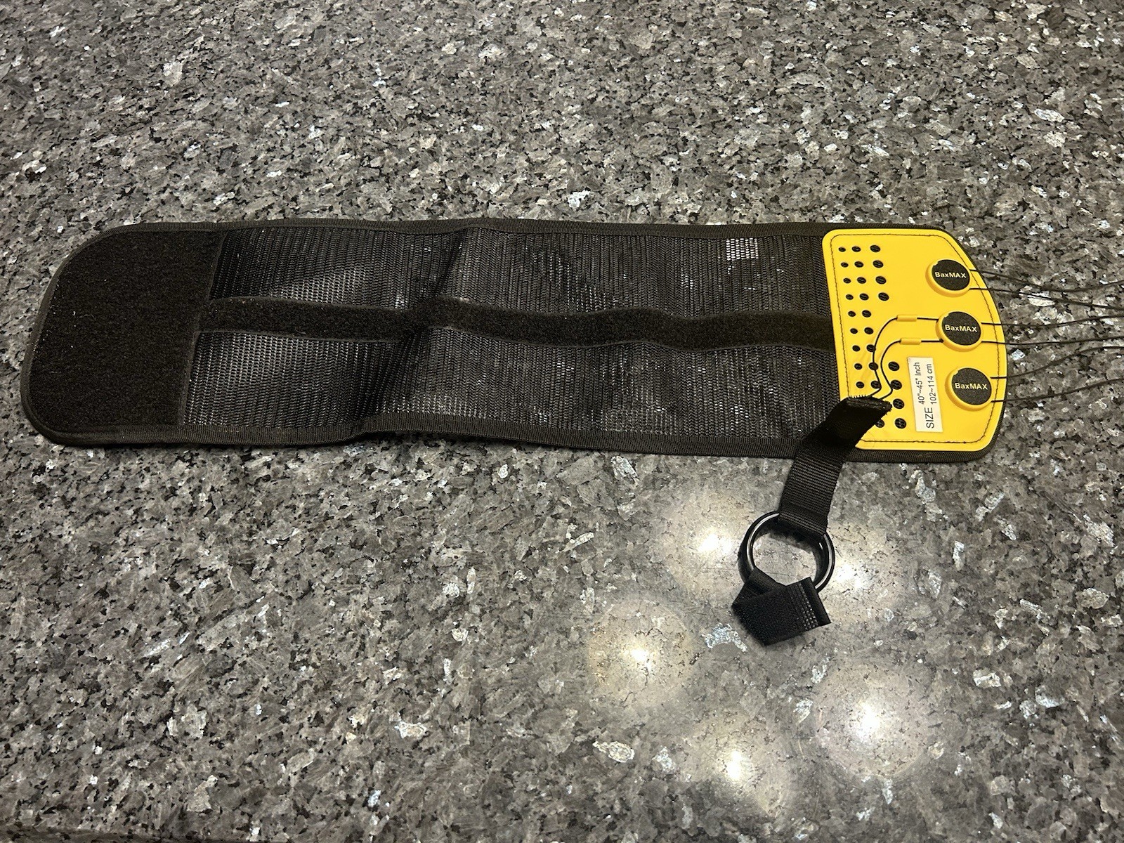 BaxMax Lumbar Support Belt Back Brace Size XL 40-45”BackMax VGC