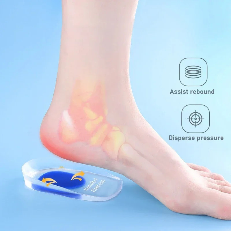 Silicone Gel Pain Cushion Bone Spurs Pain Relief Heel Cushion Thickened