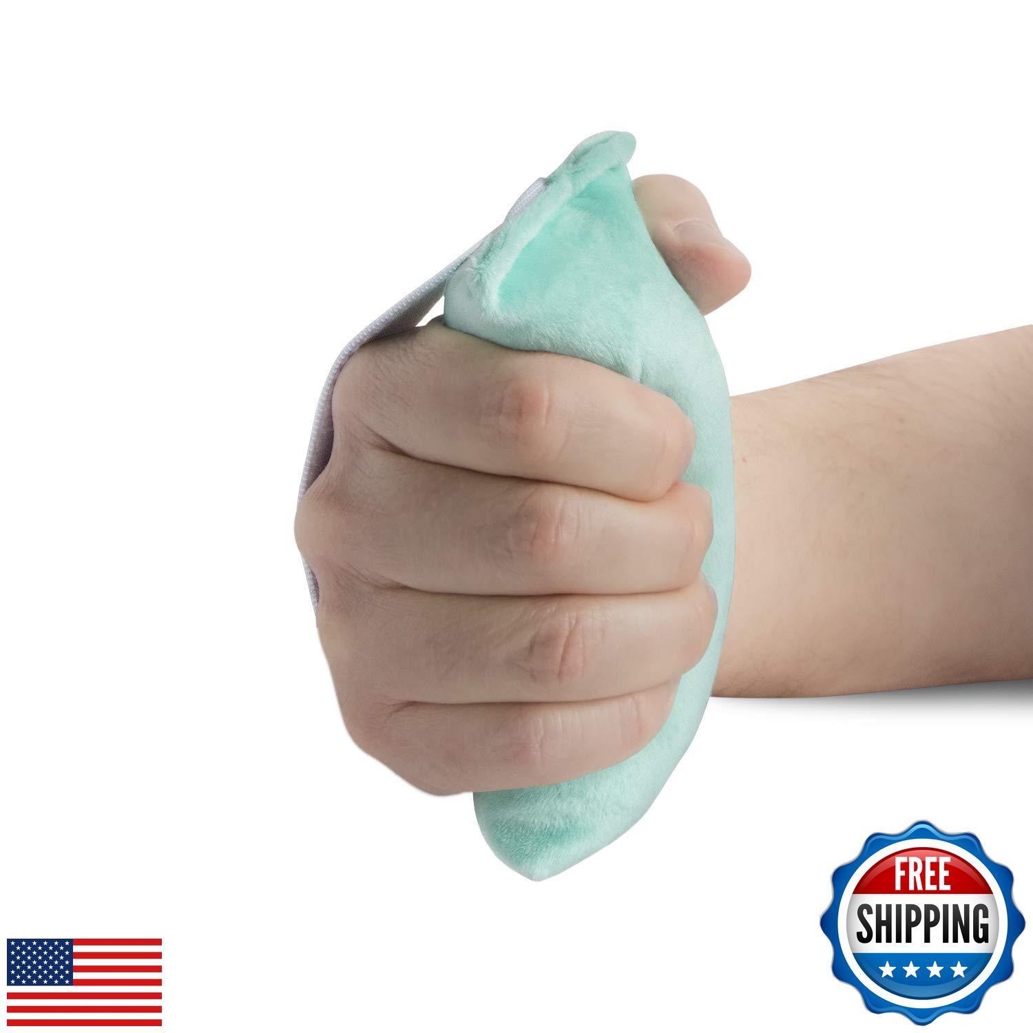 NYOrtho Hand Contracture Cushion 5″ x 2.5″ – 1-Pack Palm Grip for Stroke Reco