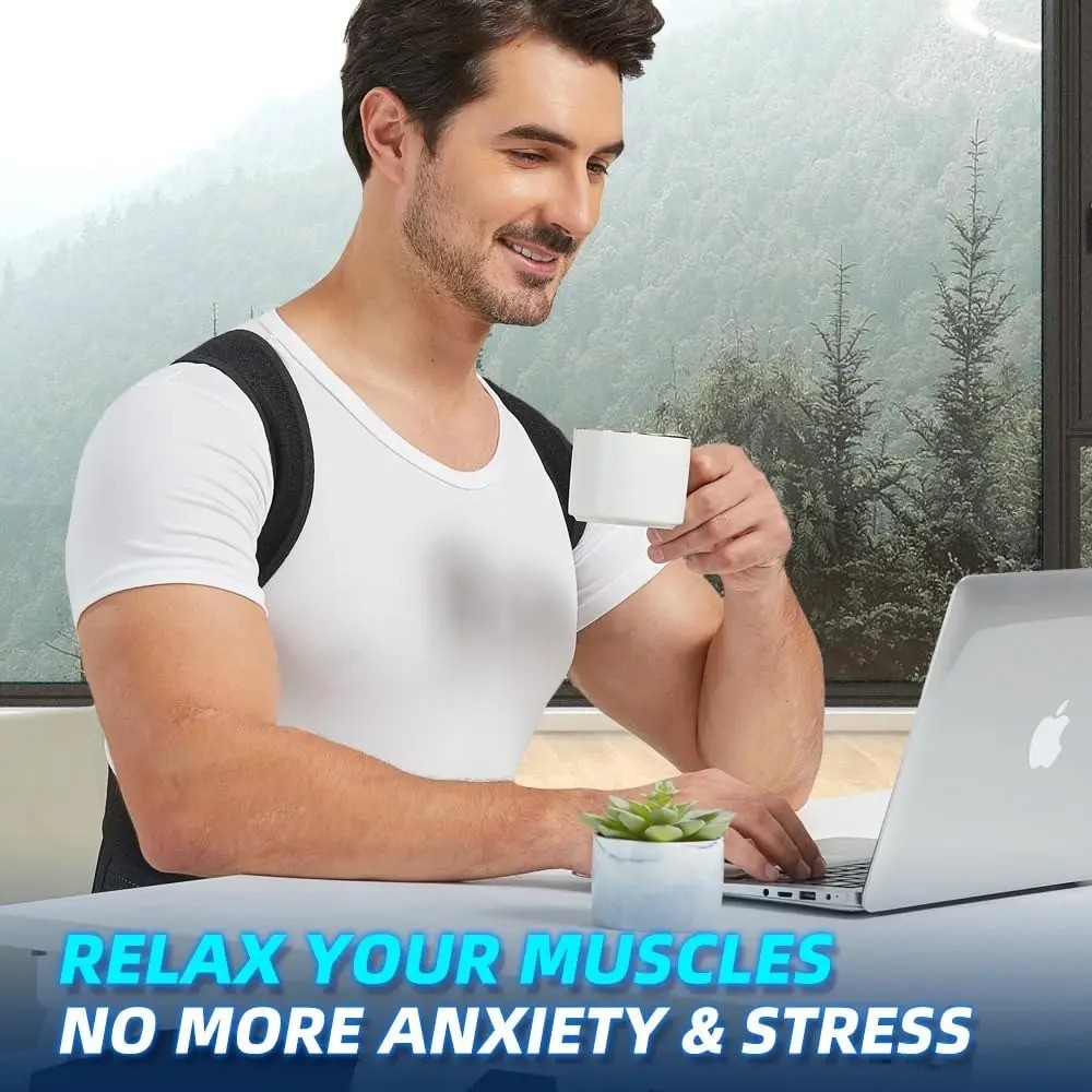 Back Brace Posture Corrector for Men Women Adjustable Shoulder Back Support