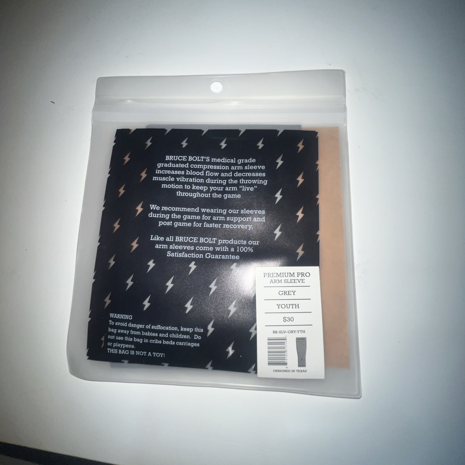 Bruce Bolt Premium Pro Compression Sleeve New