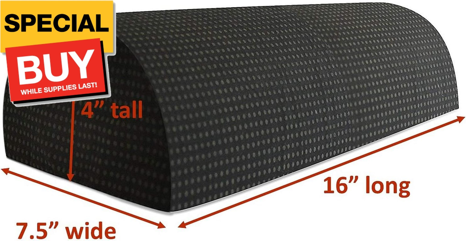 Half Moon Pillow for Leg Elevation | Ankle Knee Neck and Lumbar Support Bolster