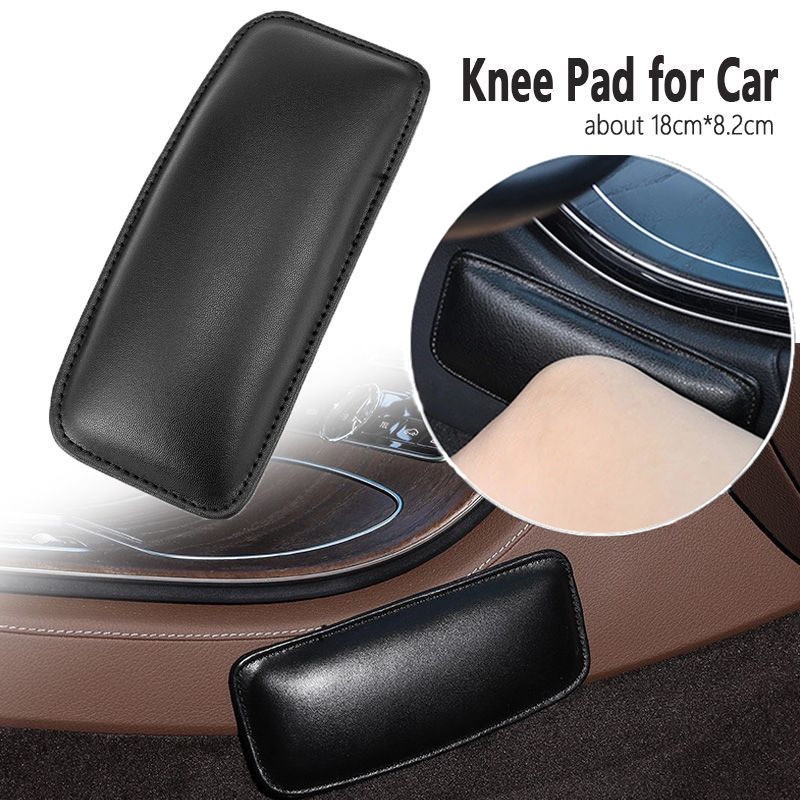 Leather Knee Pad For Car Interior Cushion Elastic Cushion Memory Foam Leg Pad
