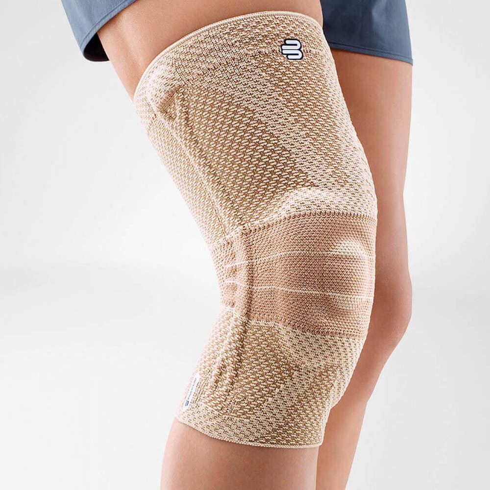Bauerfeind Genutrain A3 Beige Left Osteoarthritis Knee Brace Knee Brace Skirt