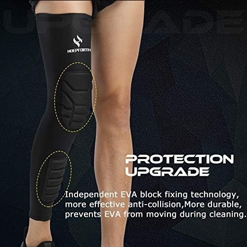 Knee Calf Padded 2 Pack Compression Leg Sleeve Shin Protective Support
