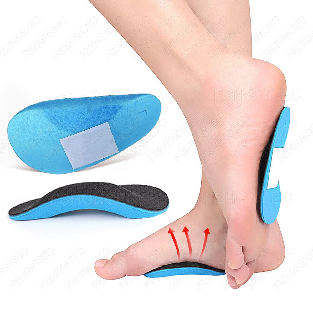 1Pair EVA Flat Feet Arch Support Orthopedic Insoles for Shoes Men Women Soft Ort
