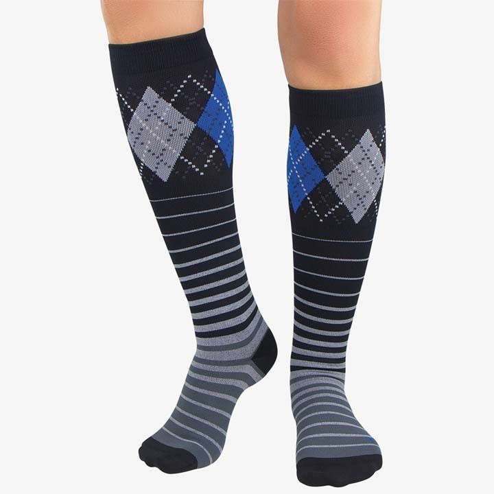 Zensah Tech+ PLUS ARGYLE Compression Socks Pick Size & Color