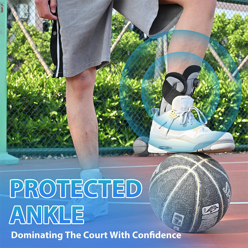 Ankle Brace Compression Guard Support Foot Fasciitis Stabilizer Pain Relief L/R