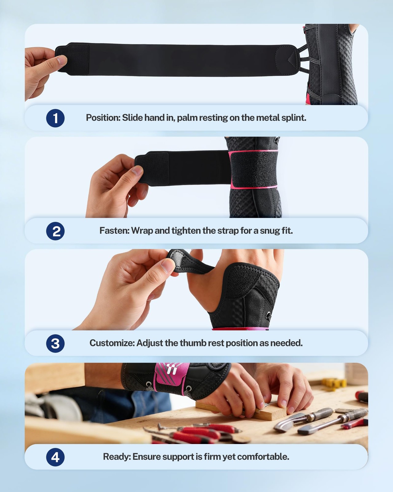 Fitomo Carpal Tunnel Brace S/M Right