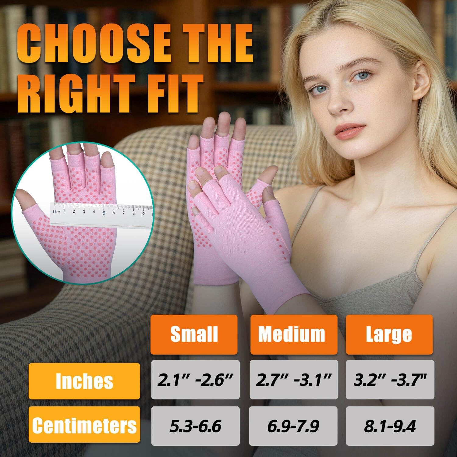 Big Mango Compression Arthritis Gloves for Women Men, Hand Compression Gloves…