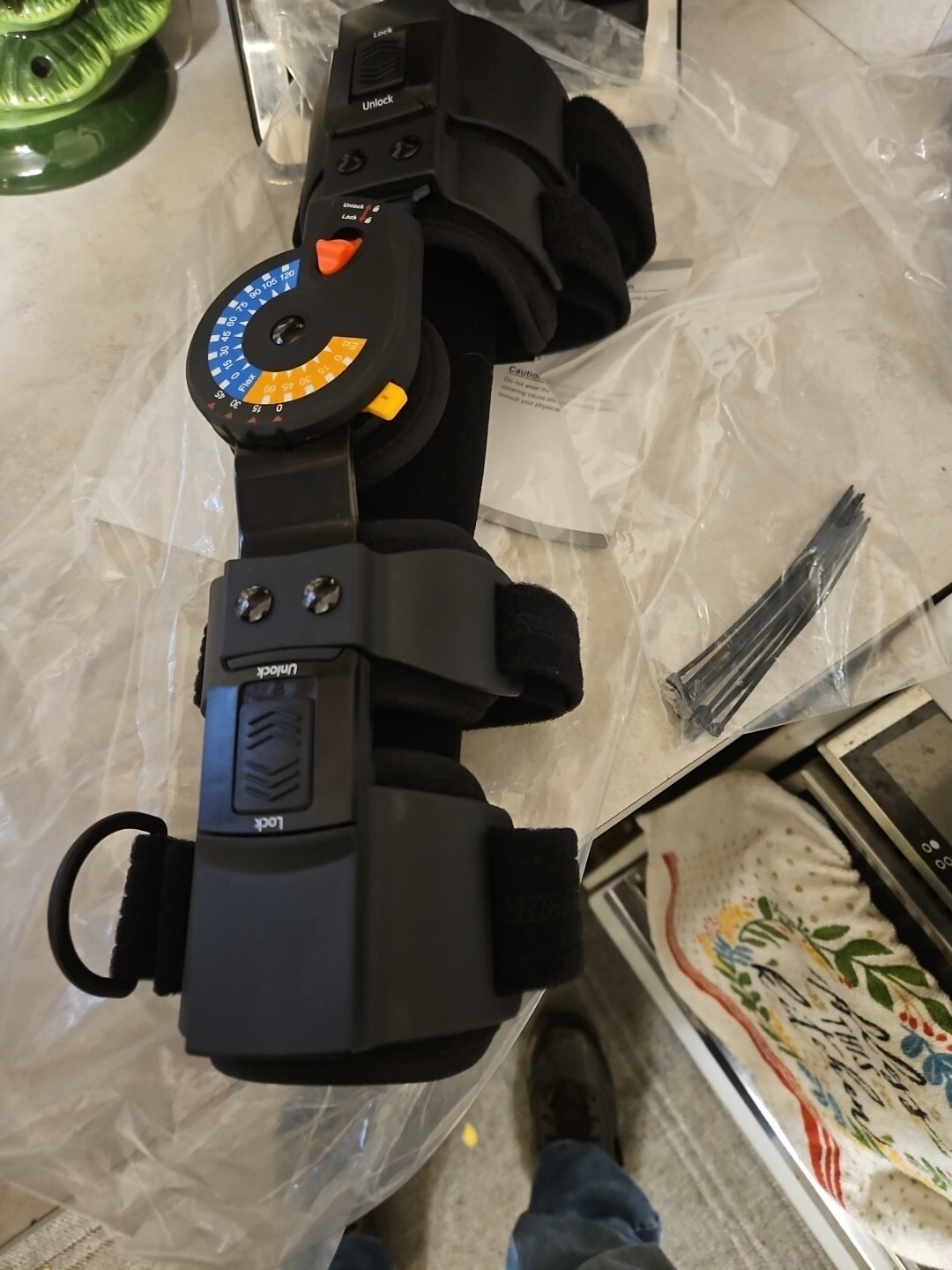 Left & Right- Hinged Elbow Braces -W/ SLING- Post Op Or Injury Recovery -NEW