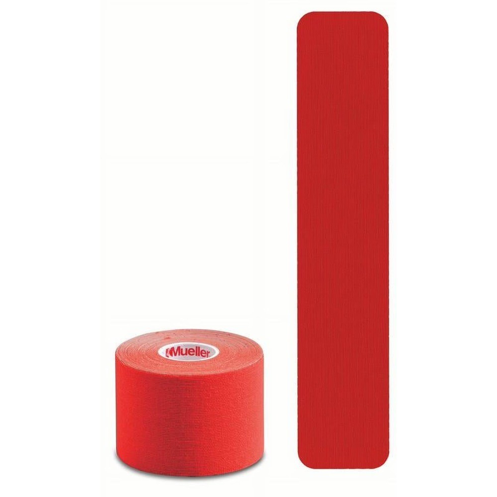 Kinesiology Tape Precut I-Strip Roll 20 Strips Athletic Sports Therapy Tape Red